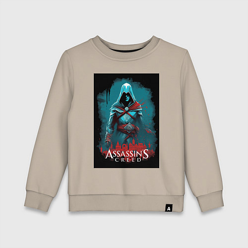 Детский свитшот Assassins creed тайные секреты / Миндальный – фото 1