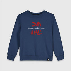 Свитшот хлопковый детский Depeche Mode - Spirit shirt, цвет: тёмно-синий