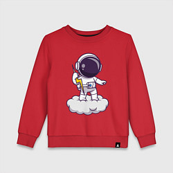 Детский свитшот Космонавт с молнией