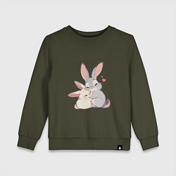 Детский свитшот Зайки обнимайки