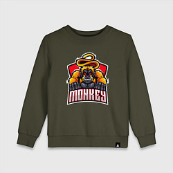 Детский свитшот Monkey team