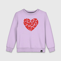 Детский свитшот Hearts of love