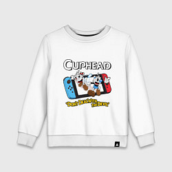 Детский свитшот Switch cuphead
