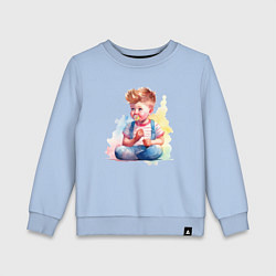 Детский свитшот Ребенок с конфетой
