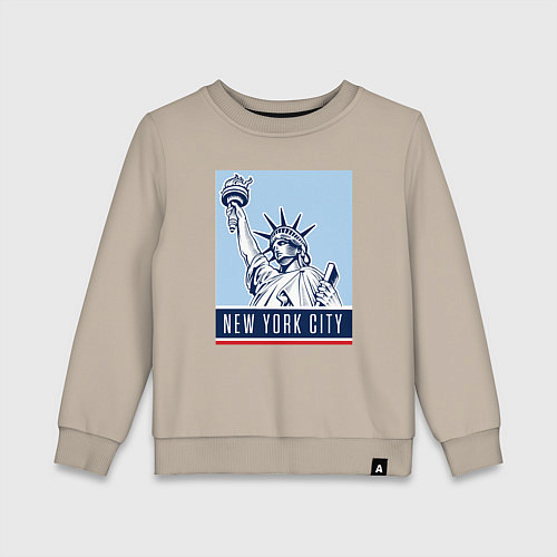 Детский свитшот Style New York / Миндальный – фото 1