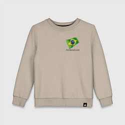 Детский свитшот Im Brazilian - motto