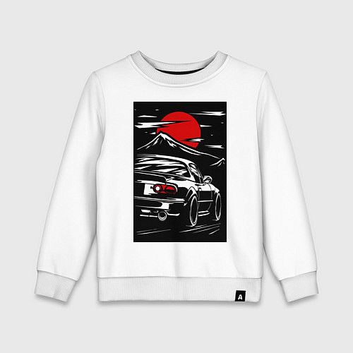 Детский свитшот Мазда mx5 miata / Белый – фото 1