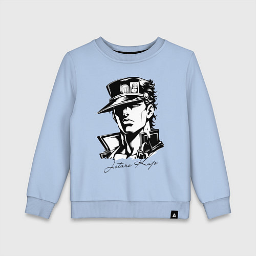 Детский свитшот Jotaro Kujo - anime ai art / Мягкое небо – фото 1