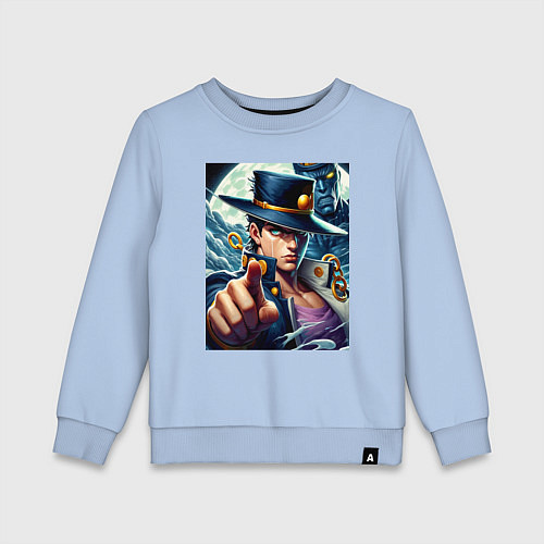 Детский свитшот Jojo and his new stand ai art fantasy / Мягкое небо – фото 1