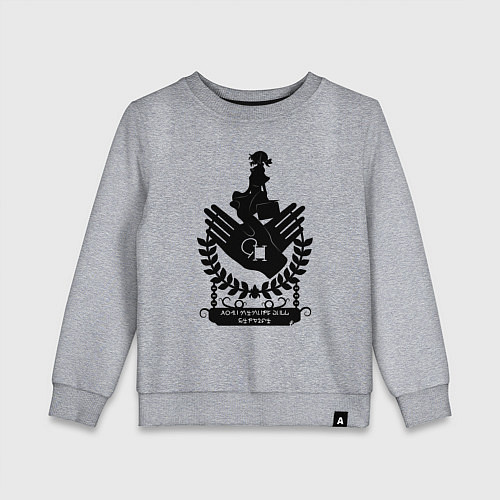 Детский свитшот Вайолет Эвергарден / Меланж – фото 1