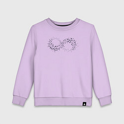 Детский свитшот Бесконечность птиц