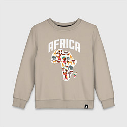 Детский свитшот African mood