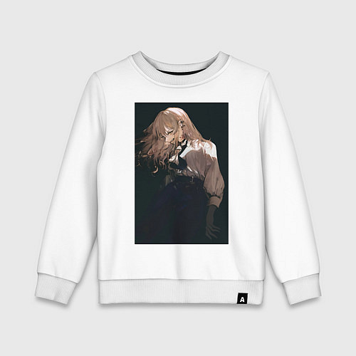 Детский свитшот Ведьма и чудовище Гидо / Белый – фото 1