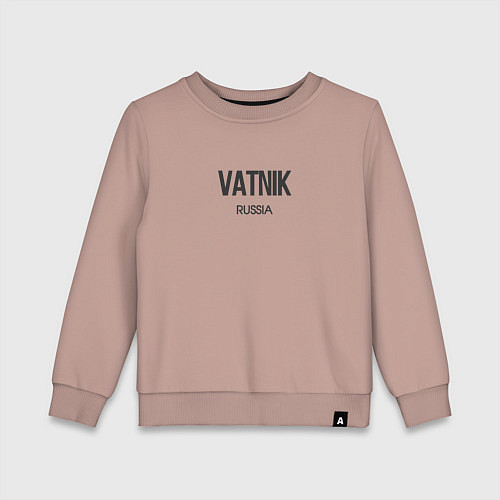 Детский свитшот Vatnik / Пыльно-розовый – фото 1