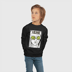 Свитшот хлопковый детский Paramore - Hayley Williams, цвет: черный — фото 2
