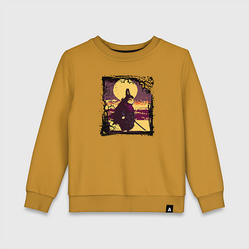 Детский свитшот Защитник священных земель / Горчичный – фото 1