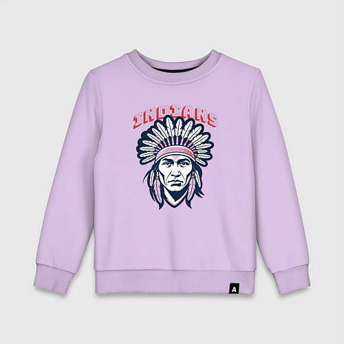 Детский свитшот Индеец прерий / Лаванда – фото 1