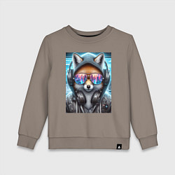Детский свитшот Urban fox - ai art
