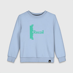 Свитшот хлопковый детский Recoil - Alan from depeche mode project, цвет: мягкое небо
