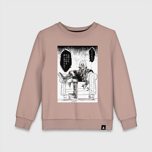 Детский свитшот О моём перерождении в слизь Римуру Темпест манга / Пыльно-розовый – фото 1