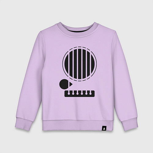 Детский свитшот Моя гитара / Лаванда – фото 1