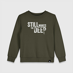 Детский свитшот Still wakes the deep logo