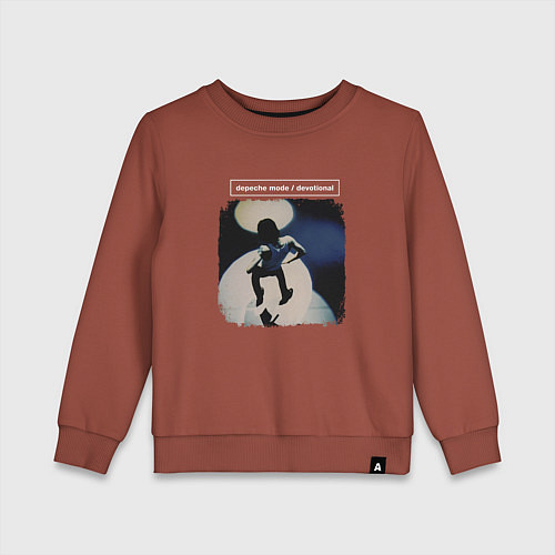 Детский свитшот Depeche Mode - Dave devotional tour / Кирпичный – фото 1