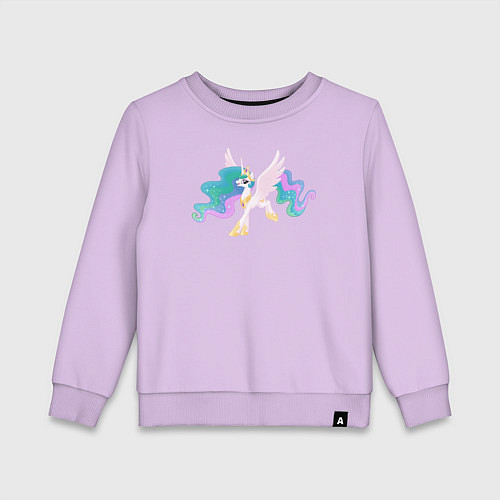 Детский свитшот Принцесса Селестия из My Little Pony в кино / Лаванда – фото 1