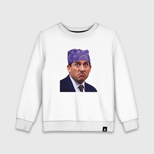 Детский свитшот Prison mike Michael Scott офис / Белый – фото 1