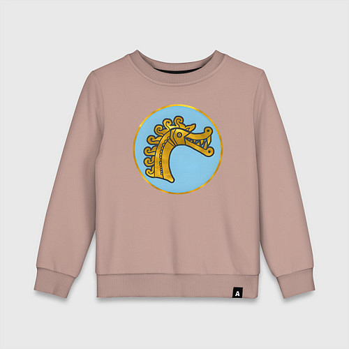 Детский свитшот Даны из Total War: Attila / Пыльно-розовый – фото 1