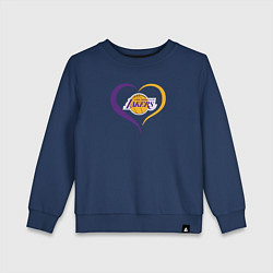 Детский свитшот LA Lakers в сердце