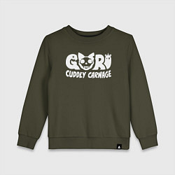 Детский свитшот Goro cuddly carnage logotype