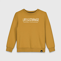 Детский свитшот Life is strange double exposure logotypе