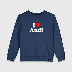 Детский свитшот I love Audi