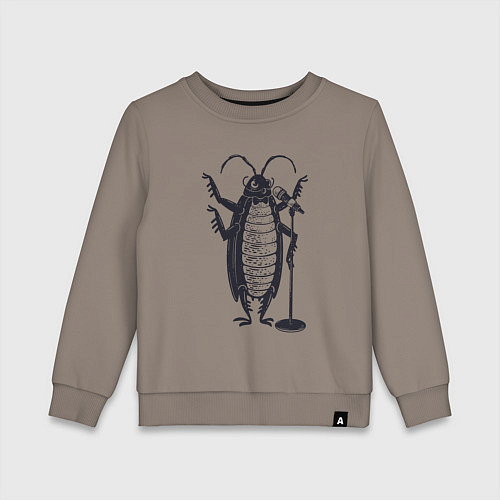 Детский свитшот Тараканчик певец / Утренний латте – фото 1