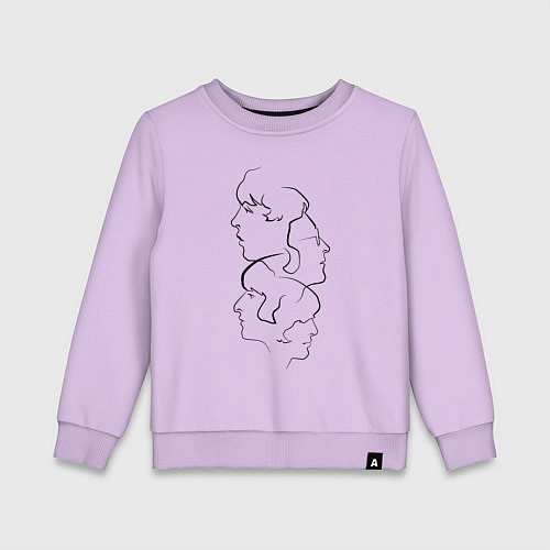 Детский свитшот Come together / Лаванда – фото 1