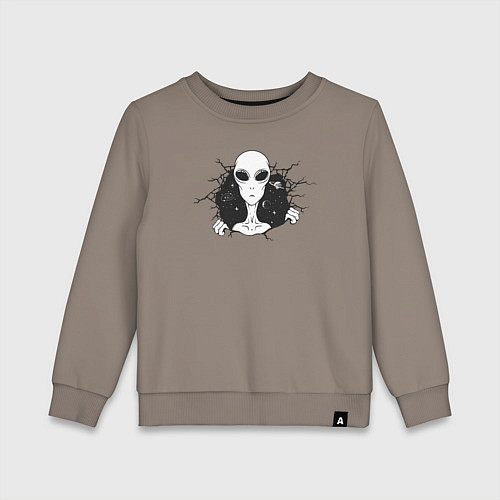 Детский свитшот Гуманоид / Утренний латте – фото 1