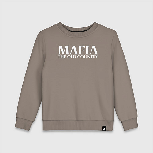 Детский свитшот Mafia the old country logo / Утренний латте – фото 1