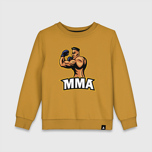 Детский свитшот Fighter MMA / Горчичный – фото 1