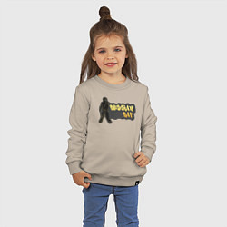 Свитшот хлопковый детский Рэпер, цвет: миндальный — фото 2