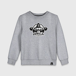Детский свитшот Gorilla power gym