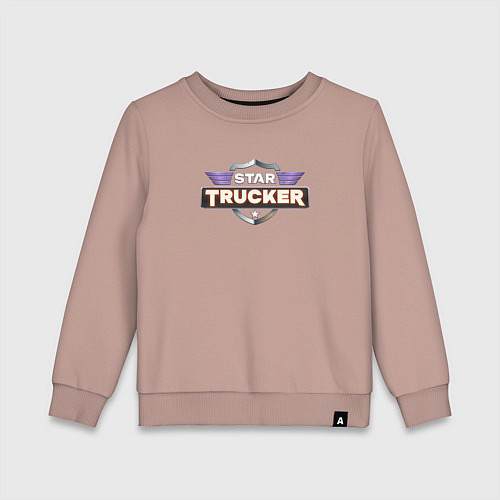 Детский свитшот Star Trucker / Пыльно-розовый – фото 1