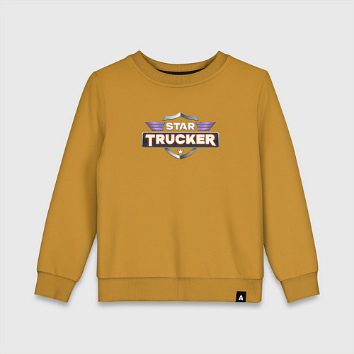 Детский свитшот Star Trucker / Горчичный – фото 1