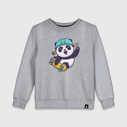 Детский свитшот Skater panda