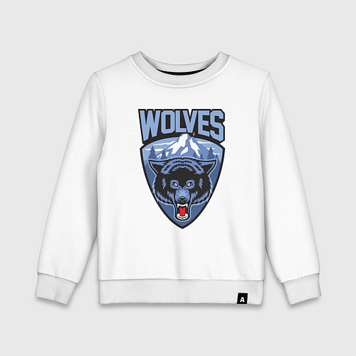 Детский свитшот Мы волки / Белый – фото 1