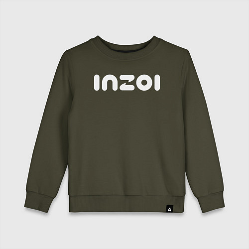 Детский свитшот Inzoi logo / Хаки – фото 1