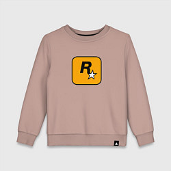 Детский свитшот Rockstar logo