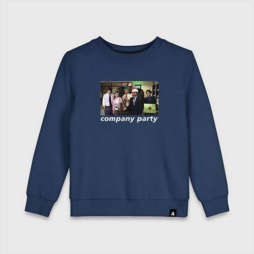 Детский свитшот The Office - company party / Тёмно-синий – фото 1