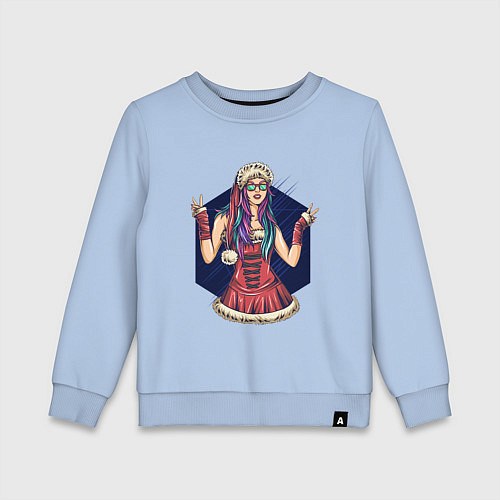 Детский свитшот Крутая снегурка / Мягкое небо – фото 1