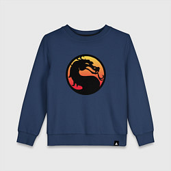 Свитшот хлопковый детский Mortal Kombat, цвет: тёмно-синий